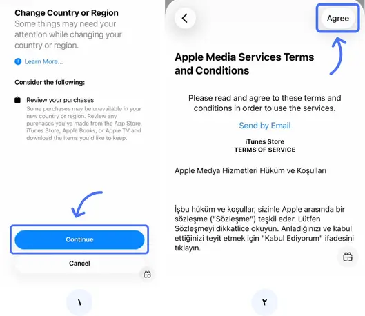تأیید قوانین ریجن جدید اپل آیدی
