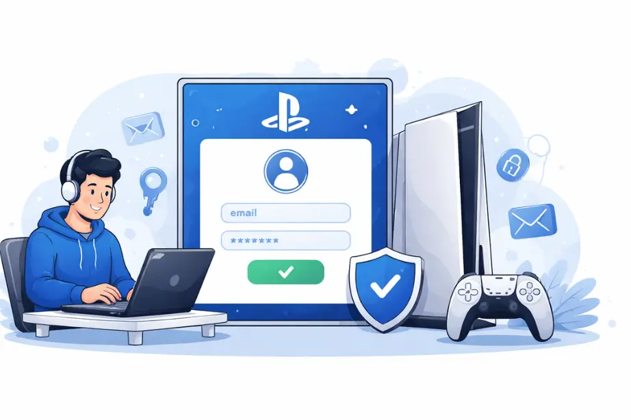 نحوه ساخت اکانت پلی استیشن از طریق سایت رسمی سونی