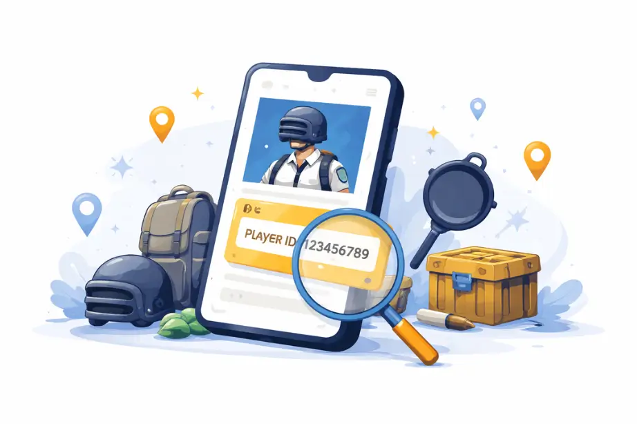 پیدا کردن شناسه بازیکن در پابجی موبایل