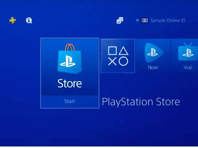 صفحه اصلی PlayStation Store در کنسول PS4