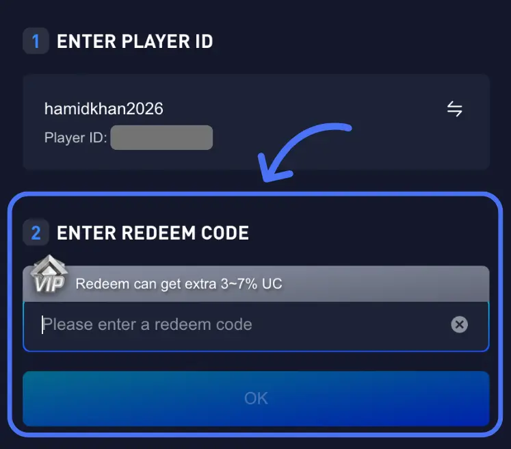 وارد کردن کد گیفت کارت یوسی و تأیید نهایی
